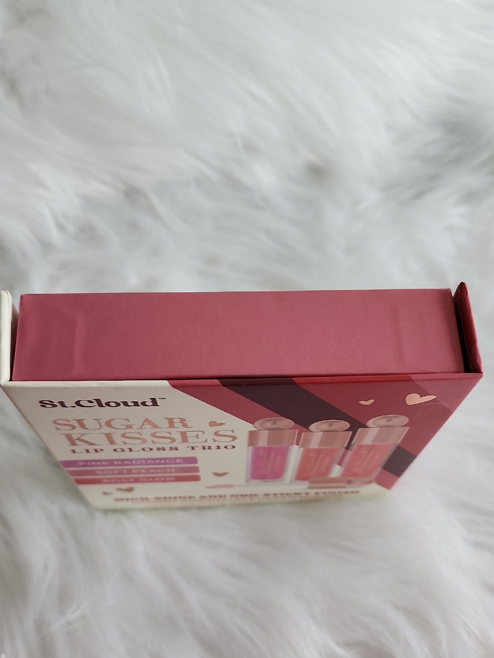 St. Cloud Sugar Kisses Lip Gloss Trio: Pink Radiance, Soft Peach & Rosy Glow NWT - Picture 7 of 7